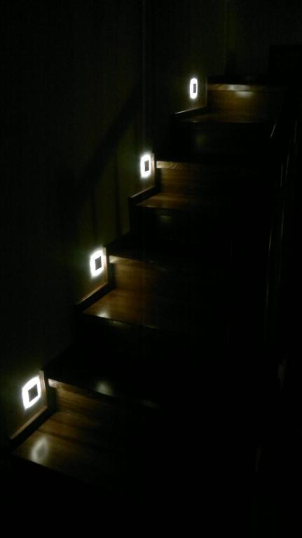 oprawa schodowa LED, led fittngs, stair led fittings