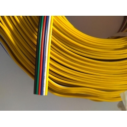 Six-core RGBWW power cable