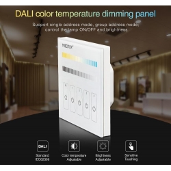 DP2  - DALI color temperature dimming panel