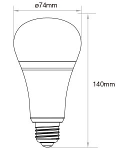 milight, wifi milight, futlight, FUT105, żarówka MILIGHT, led bulb easybulb, led bulb milight