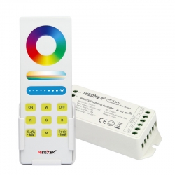 Dimmer for LED - FUT045A controller for RGB + CCT LED strips with a remote control