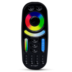 FUT092 black Remote Control - 4 Zone RGB + CCT for MiBoxer Controllers