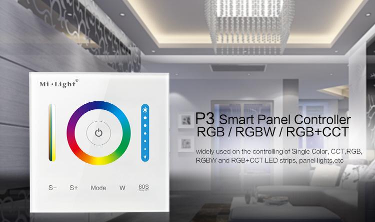 tilfredshed Forkludret vegetarisk P3 - touch panel dimmer for LED strips (RGB/RGBW/RGB+CCT)