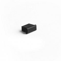 MICRO-ALU black End cap, High resistance to damage Will not corrode Simple assembly Aesthetically finishing the extrusion