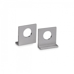 UCHO-ZD Hanger Ref: 42513 The hanger consists of two pieces with holes. Both parts should be inserted into the guide (large lock) of the selected extrusion.