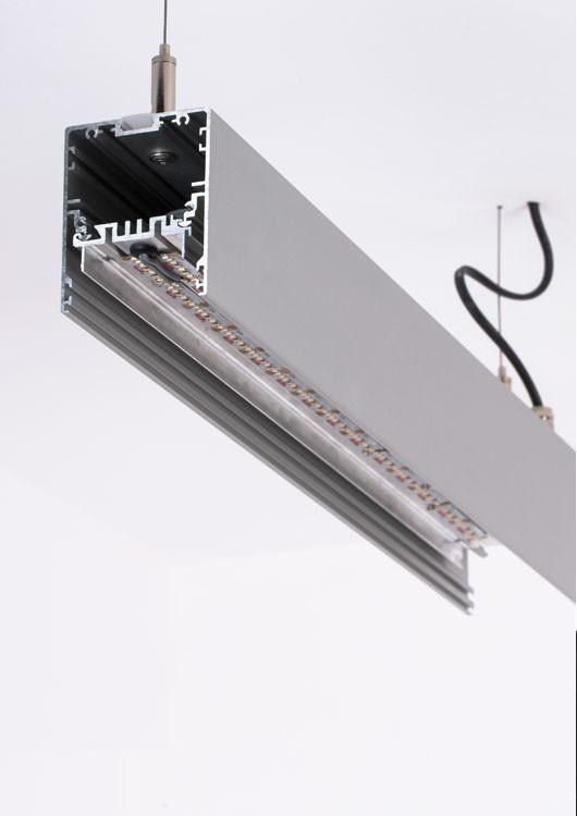 Profile LED MOD-50 with space for power supply
