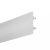 PLAKIN-DUO white lacquered profile LED, led channel, led extructions A04106L10