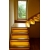 wooden stairs railing, led backlight using the MONO-1 RESTAN controller