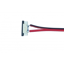 Single connector for LED strips 8mm with cable to use with profiles M series
