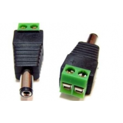 Plug - DC 2.1 x 5.5 mm-terminal