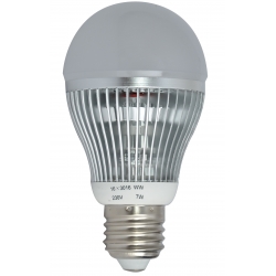 6W LED Light Bulb E27 230V 2835x24 Cold White 410lm
