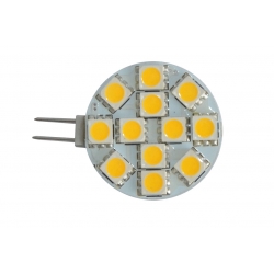 LED bulb G4 12V 12V 2W 140lm Warm White - Round