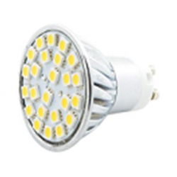 GU10 LED Bulb 230V 5050 x24 4.8W Cool White 320lm