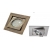 Halogen fixture, ceiling, staircase RES-D-001 floating square cast