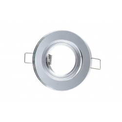 Halogen fixture, ceiling, staircase  RES-7002 Crystal + aluminum round