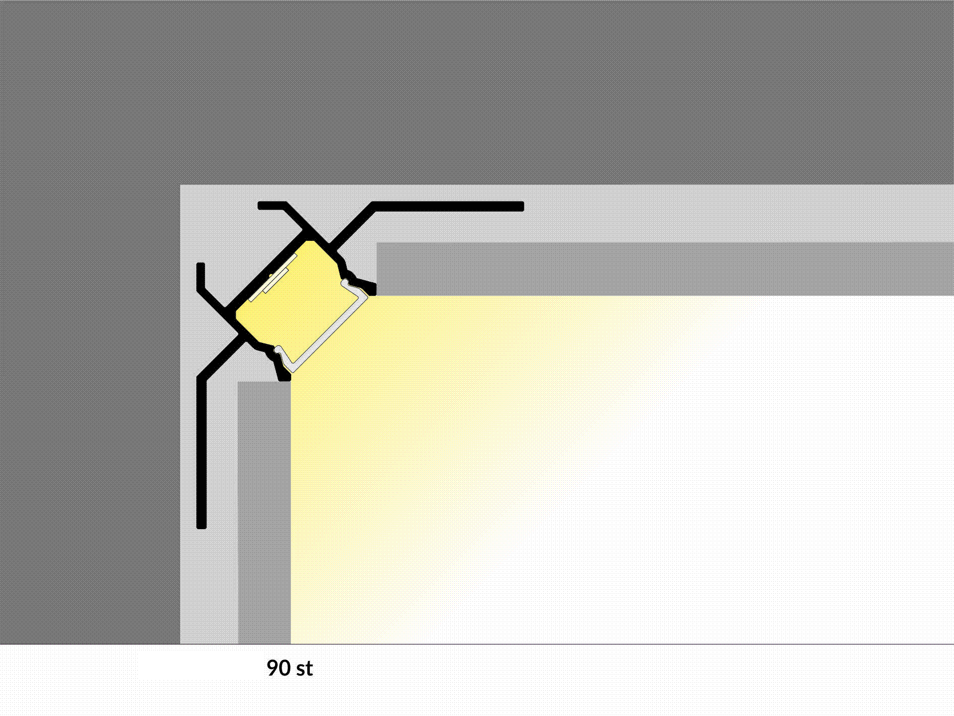 Profile do montażu podpłytkowego, under-tile mounting, Fliesenprofile