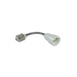 E27/GU10 extension adapter with flexible joint